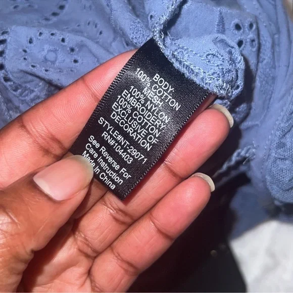 Altar’d state blue crop top - Picture 4 of 7